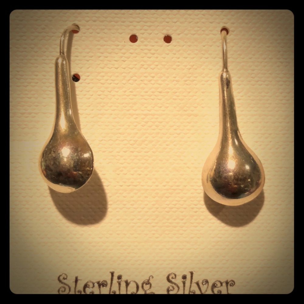 Sterling Silver tear drop earrings